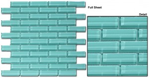Soft Mint 1 X 3 Crystile Series C08-2