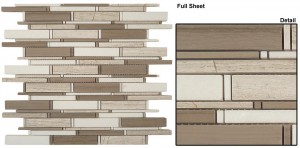 Wooden White+Athen Gray+Thassos Mix  Cs94