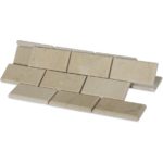Crema Marfil 2X4 Beveled Brick