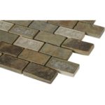 Art Glass Rustic Slate 1X2
