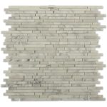 Bullet Pattern White Carrara