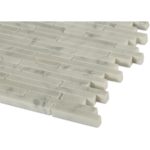 Bullet Pattern White Carrara