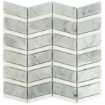 Heraldry White Carrara With White Thassos Line