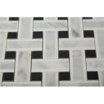 Lattice White Thassos With Light Gray