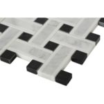 Lattice White Thassos With Light Gray