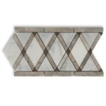 Majestic Border Asian Statuary Temple Gray & Lagos Azul
