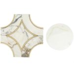 Mj Star 2.0 Calacutta With Crema Marfil Line Calacutta Circle