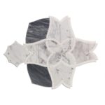 Alstromeria – White Carrara, Bardiglio Nuvelato White Thassos