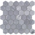 Burlington Gray 2″ Hexagon