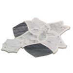 Alstromeria – White Carrara, Bardiglio Nuvelato White Thassos