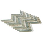 Art Glass Herringbone Quartz Sea