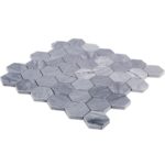 Burlington Gray 2″ Hexagon