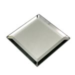 Mirror Dark Gray 4X4 Beveled