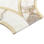 Mj Star 2.0 Calacutta With Crema Marfil Line Calacutta Circle