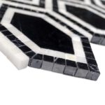 New Era Asian Black Long Hexagon With Asian Statuary