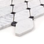 Stella White Carrara With Black Dot