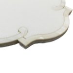 Mj Rabat White Thassos With Pearl Line