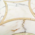 Mj Star 2.0 Calacutta With Crema Marfil Line Calacutta Circle
