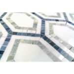 New Era Thassos Long Hexagon With Ming Green, Thassos, Lin Blue