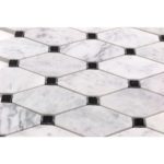 Stella White Carrara With Black Dot
