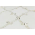 Mj Rabat White Thassos With Pearl Line
