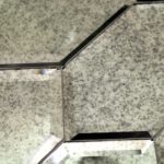 Elongated Beveled Hexagon Antique Mirror