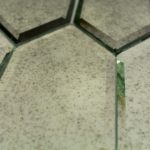 Elongated Beveled Hexagon Antique Mirror