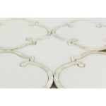 Mj Rabat White Thassos With Pearl Line