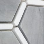 Honeycomb Burlington Gray & White Thassos