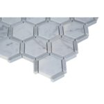 Honeycomb White Carrara & Light Bardiglio
