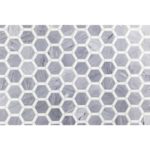 Honeycomb Burlington Gray & White Thassos