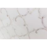 Mj Rabat White Thassos With Pearl Line