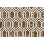 New Era Dark Emperador Long Hexagon With Crema Marfil, Dark Emperador, Crema Marfil