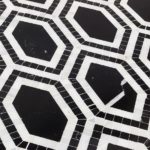 New Era Asian Black Long Hexagon With Asian Statuary