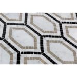 New Era White Carrara Long Hexagon With Lagos, White Carrara, Black