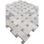 Basket Weave Asian Statuary With Silver Dot Honed