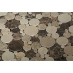 Marble Motion Circles Emperador Crema