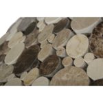 Marble Motion Circles Emperador Crema