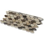 Marble Motion Ovals Emperador Crema