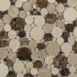 Marble Motion Circles Emperador Crema