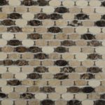 Marble Motion Ovals Emperador Crema
