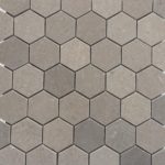 Lady Gray Hexagon 2″ Honed
