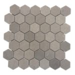 Lady Gray Hexagon 2″ Honed