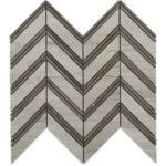 Chevron Weave – Wooden Beige With Athens Gray Strips