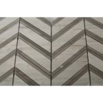 Chevron Weave – Wooden Beige With Athens Gray Strips