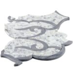 Kurin – White Carrara & Burlington Gray Polished