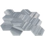 Milan Gray 4″ Hexagon