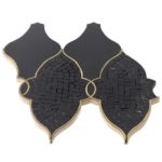 Empress Anastasia – Black Jade With Brass Line