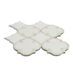 Mj Rabat White Thassos With Pearl Line