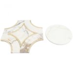 Mj Star 2.0 Calacutta With Crema Marfil Line Calacutta Circle